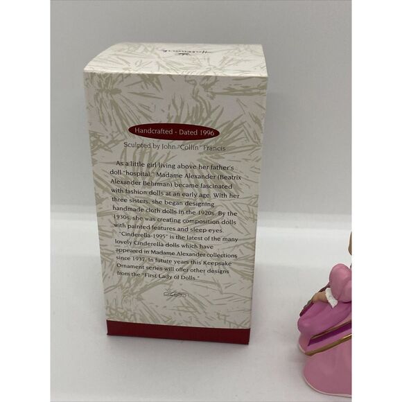 Hallmark Keepsake Ornament Madame Alexander Cinderella Collectors Series 1996 - Picture 4 of 4
